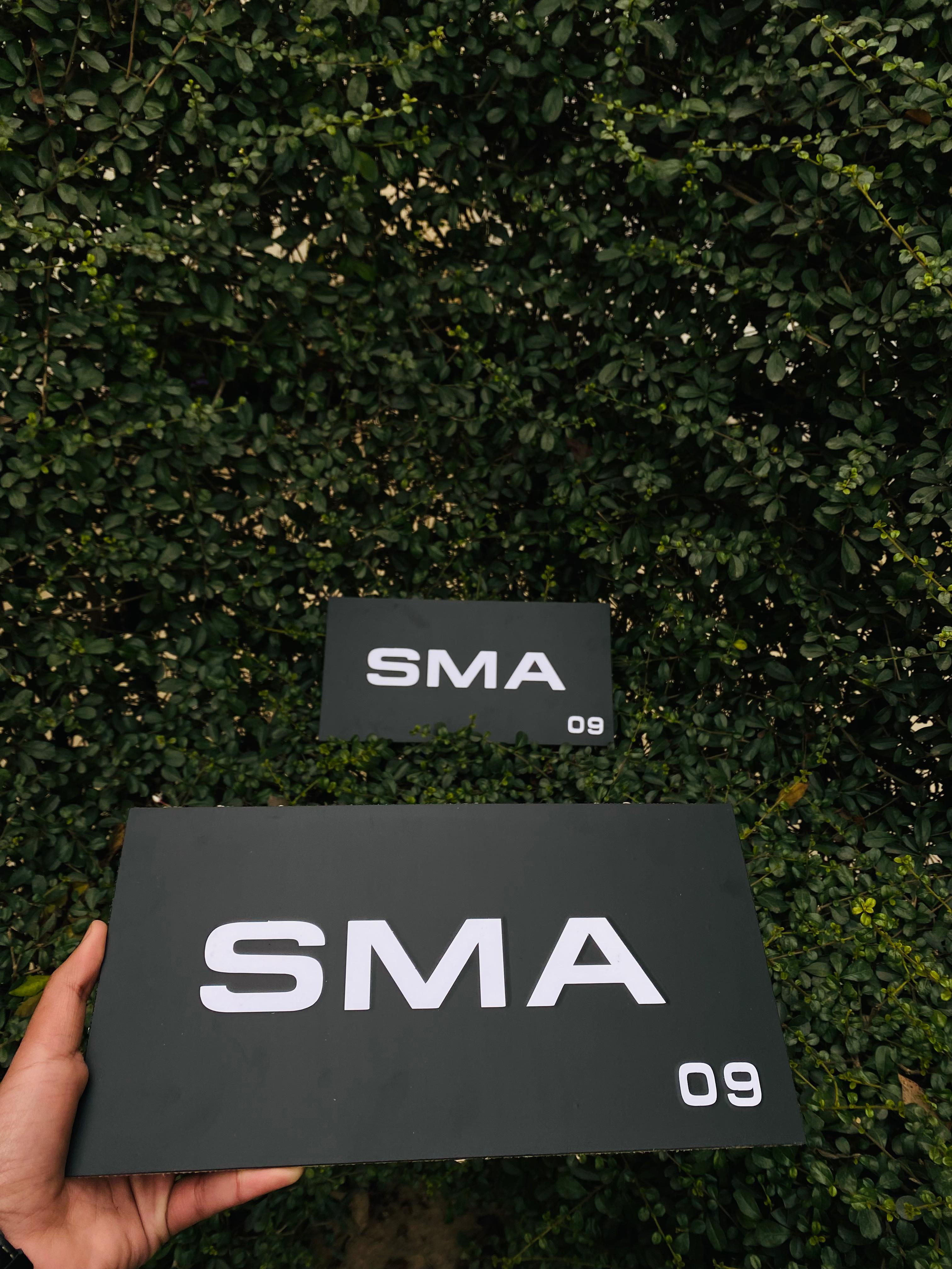 🖤 Glossy Matte Black Acrylic Number Plate – Custom Text  🚘✨