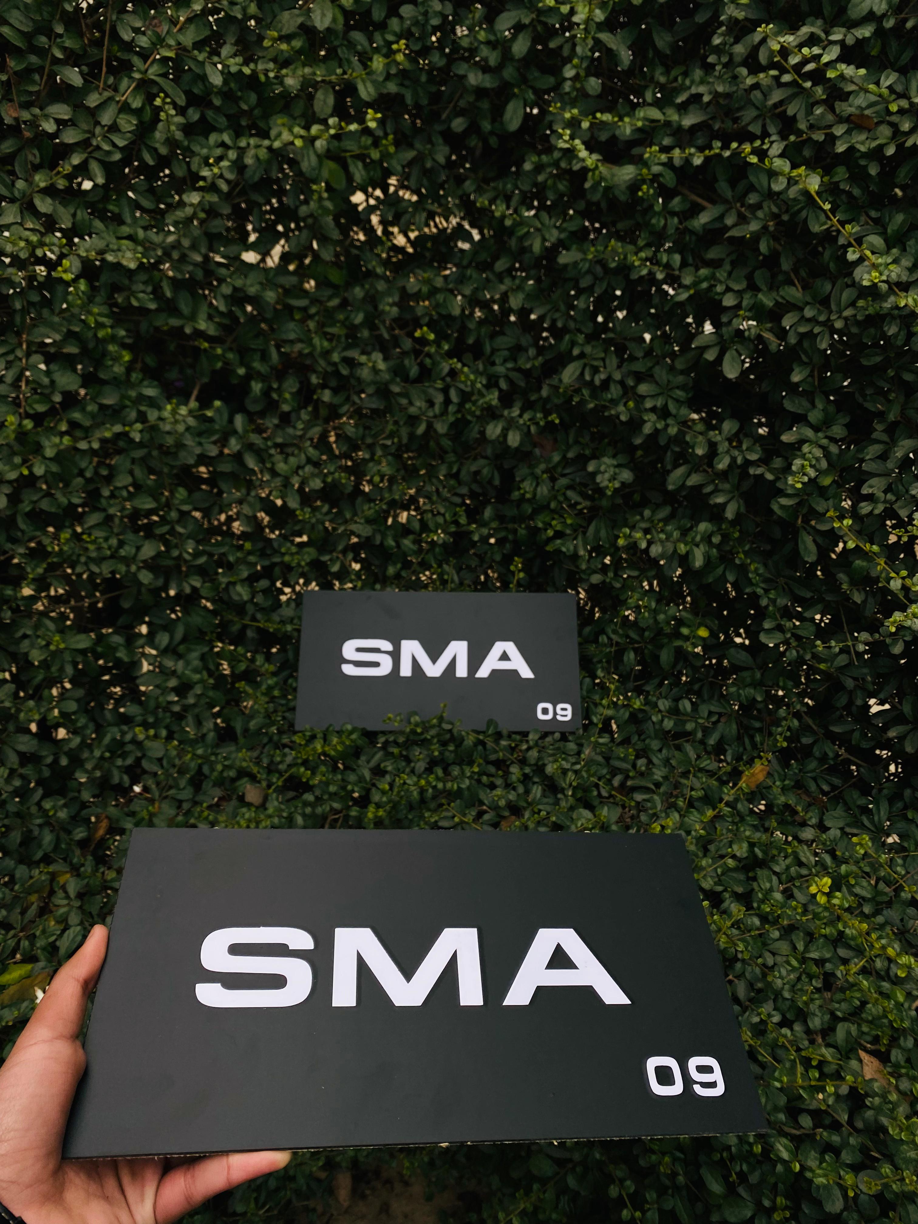 🖤 Glossy Matte Black Acrylic Number Plate – Custom Text  🚘✨